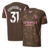 Original Fußballtrikot Manchester City Ederson 31 Torwart Heimtrikot 2024-25 Für Herren